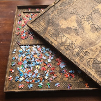 2000 Piece Puzzle Board | Handcrafted Wood | Puzzledaddy